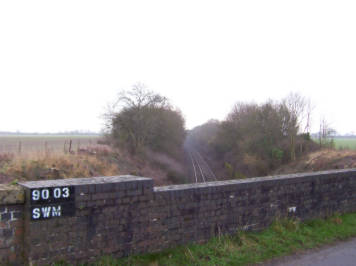 ELR painted on bridge