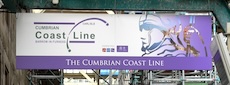 Cumbrian Coast line logo sign
