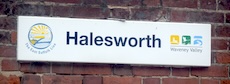 East Suffolk line logo sign