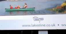 Lakes line logo sign