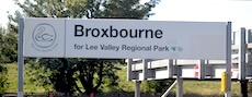 Lee Valley line logo sign
