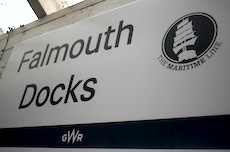 Maritime line logo sign