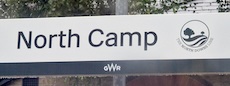 North Downs line logo sign