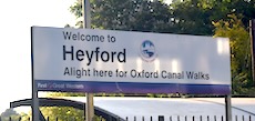 Oxford Canal line logo sign