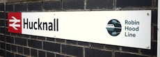 Robin Hood line logo sign