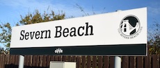Severn Beach line logo sign