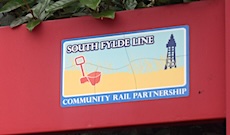South Fylde Line logo sign