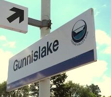Tamar Valley line logo sign