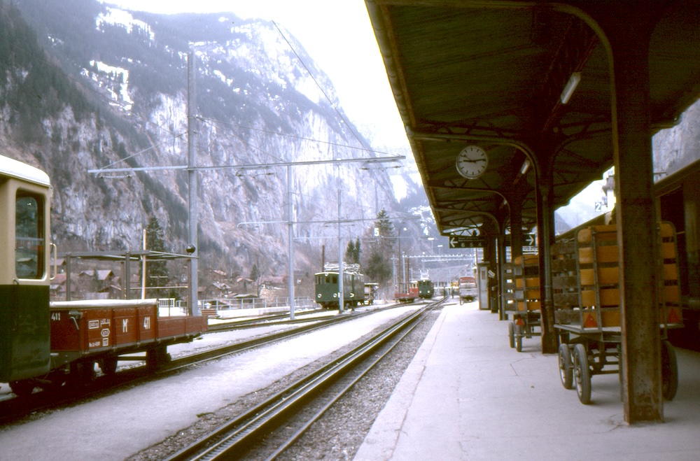 unknown Swiss railway scene