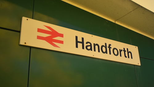 Handforth BR sign