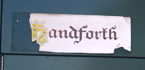 Handforth 'Olde Worlde' sign