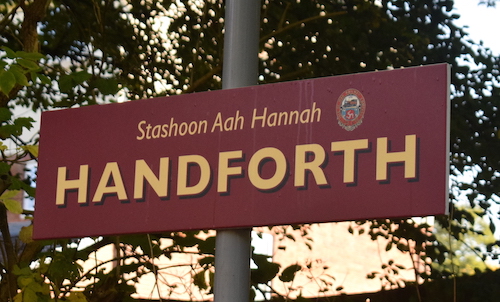 Handforth Manx sign