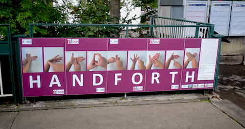 Handforth sign language sign