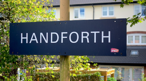 Handforth SNCF sign