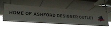 Ashford station sign