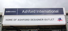Ashford station sign