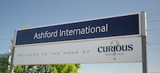 Ashford station sign