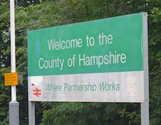 Aldershot station sign