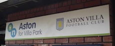 Aston station sign