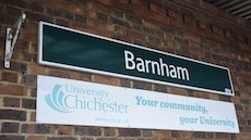 Barnham station sign