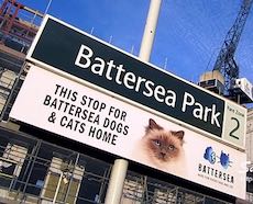 Battersea Park station sign