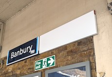 Banbury station sign