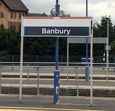 Banbury station sign