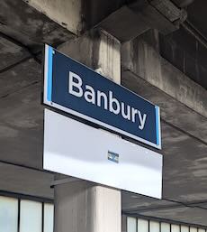 Banbury station sign