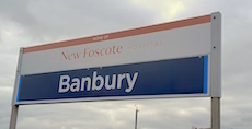 Banbury station sign