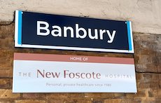 Banbury station sign