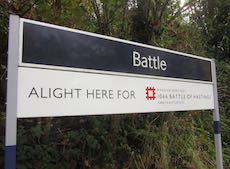 Battle station sign
