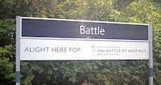 Battle station sign