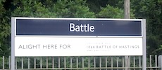 Battle station sign