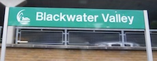 Blackwater station sign