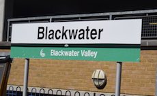 Blackwater station sign