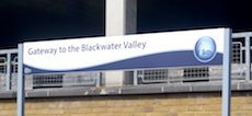 Blackwater station sign