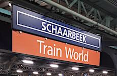 Schaarbeek station sign
