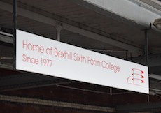 Bexhill station sign