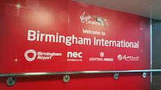Birmingham International station sign