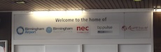 Birmingham International station sign