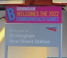 Birmingham New Street station sign