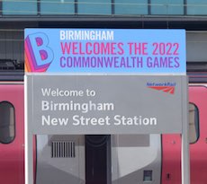 Birmingham New Street station sign