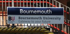 Bournemouth station sign