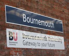 Bournemouth station sign