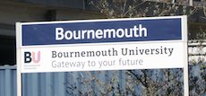 Bournemouth station sign