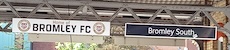 Bromley South station sign