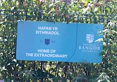 Bangor station sign