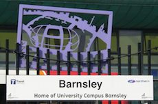 Barnsley station sign