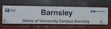 Barnsley station sign