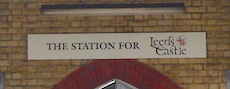 Bearsted station sign